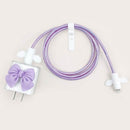 Wings Design Data Cable And Charger Protector Set