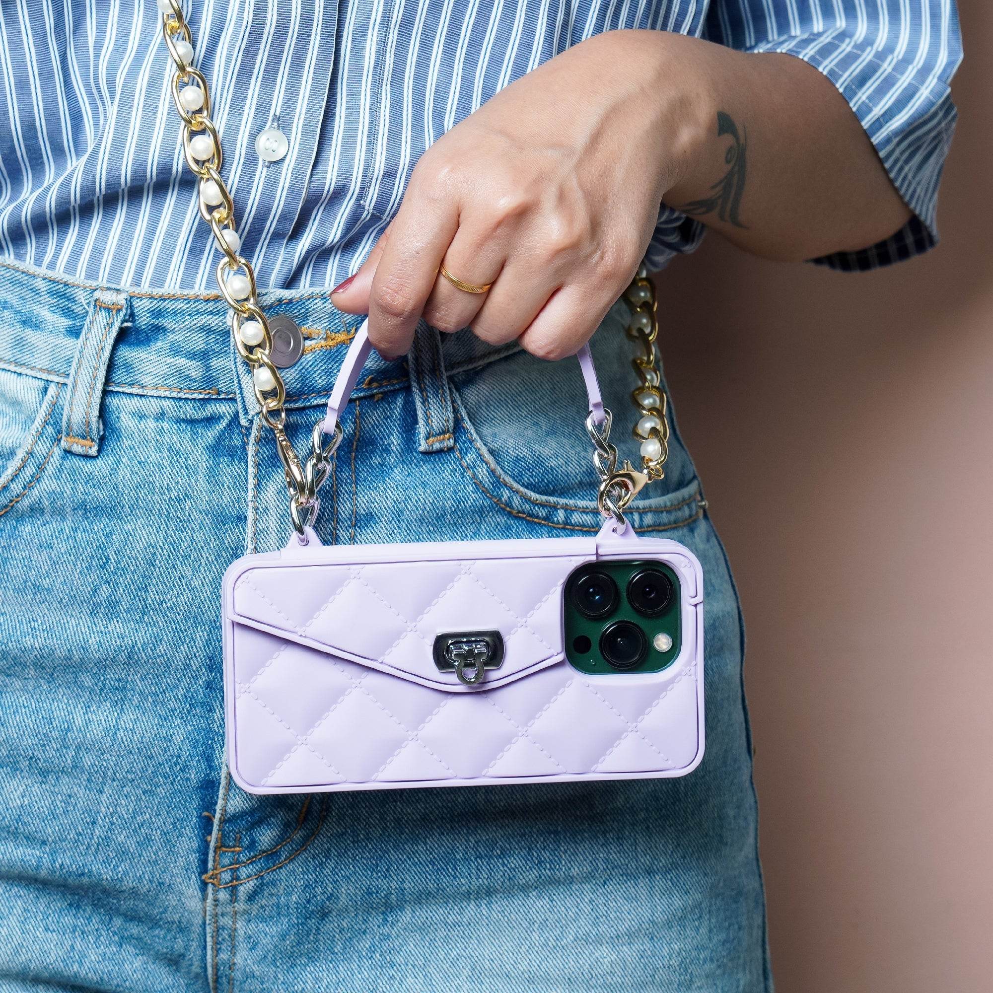 Crossbody Handbag Silicone Wallet Case - Main Image