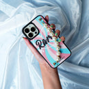 Swirling Rare Pattern Case with Bracelet Chain