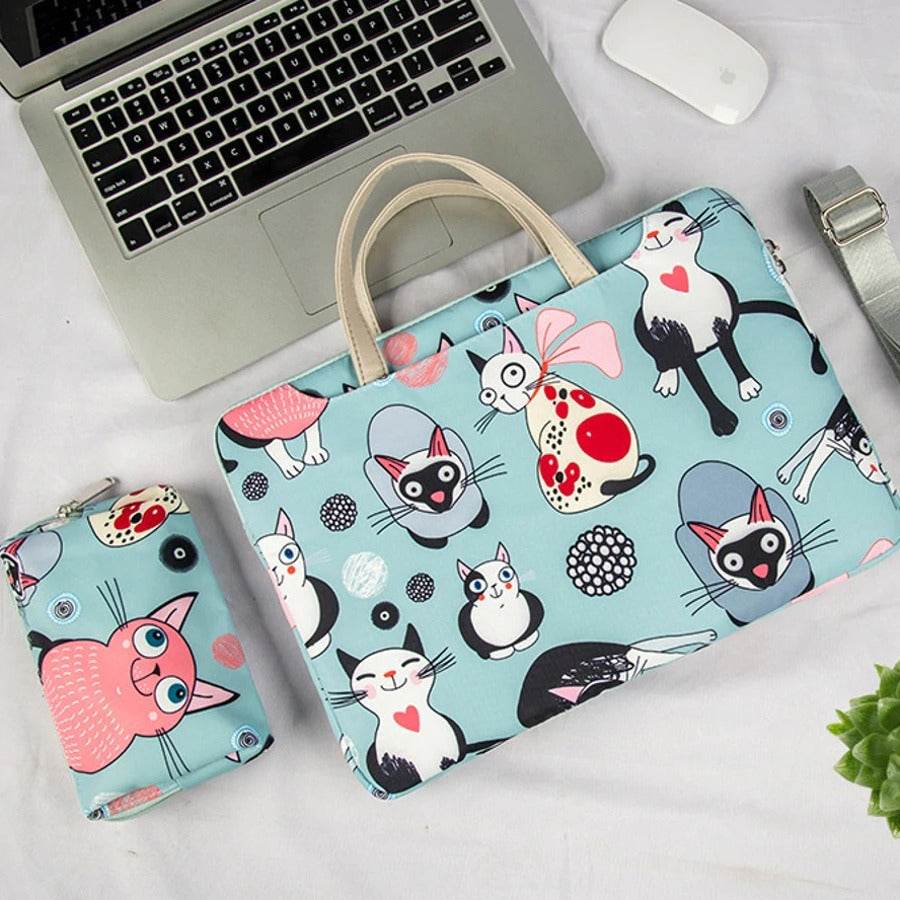 Cute Cat Multifunctional MacBook Bag – Peeperly