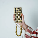 Lanyard Metal Beads Bracelet Case - Samsung