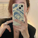Artistic Colored Striped Back Case