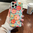 Rhinestone Petal Cascade Phone Case