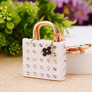 Rhinestone Glam Handbag Dazzle Keychain