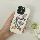 Cute Bear Hugs Hand Painted Case