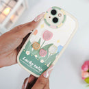 Trendy Embroidery Cute Floral Case