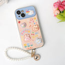 Elegant Rainbow Bunny Smile Case