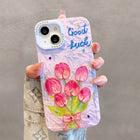 Elegant Rhinestone Tulip Good Luck Case - Peeperly