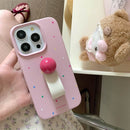 Polka Dot Ball Ring Holder Case