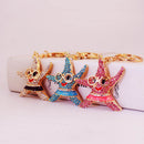 Adorable Fun Goggles Starfish Keychain