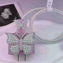 Pearl Butterfly Sparkle Charger Protector Kit