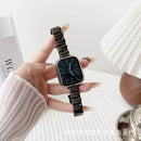 Glossy Stainless Steel Smartwatch Band for Apple Watch