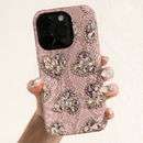 Elegant Crystal-Studded Heart Case
