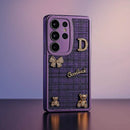 Bear Bling Cloth Texture Case - Samsung