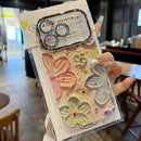 Blooming Secrets Floral Paradise Lanyard Case