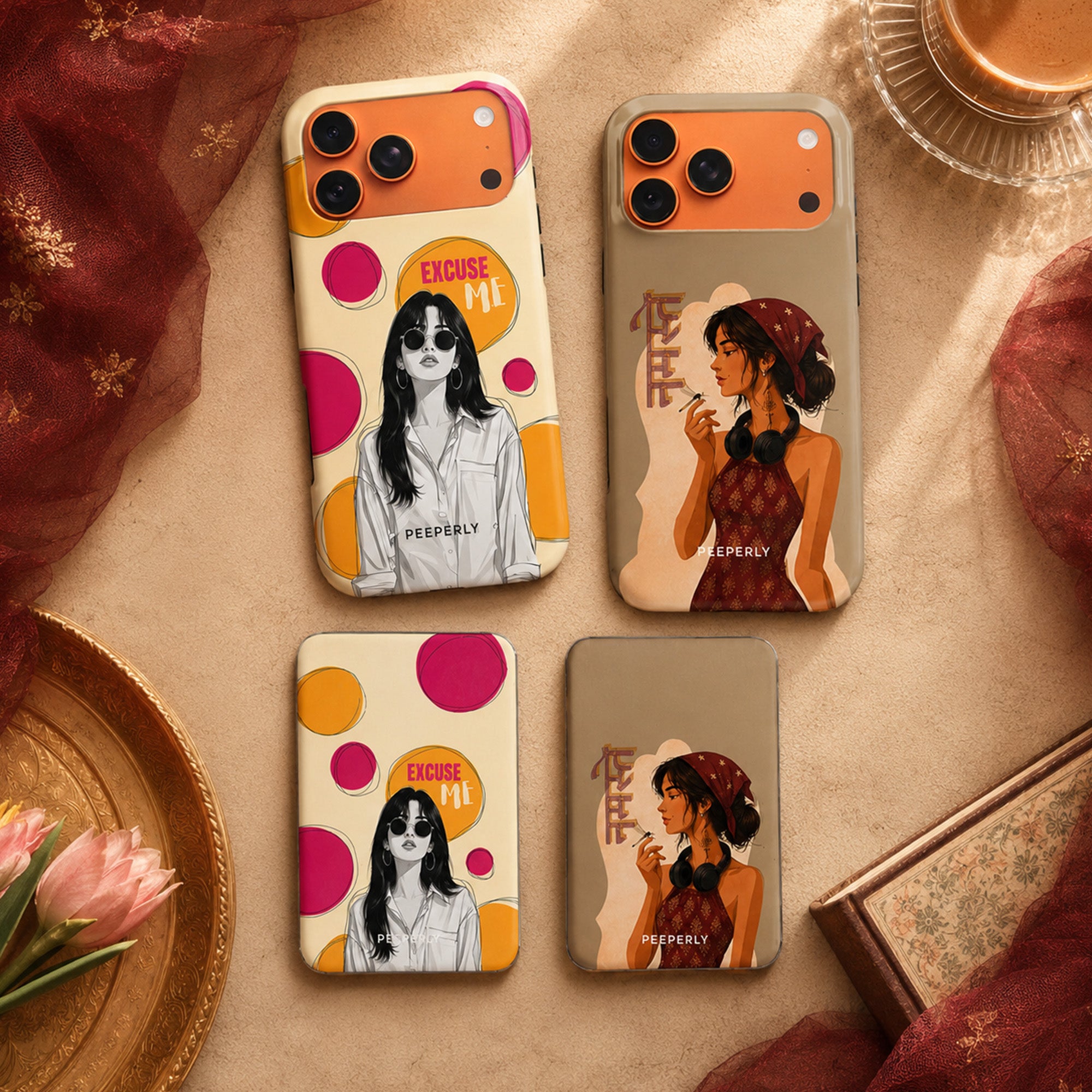 Your case. Your powerbank. <br> Your whole look, completely hers.