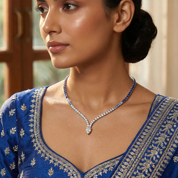 Blue Sapphire V-Curve