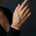 Zoya Wave Bangle Statement Bracelet For Women