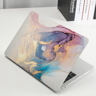 Glossy Marble Pattern MacBook Case