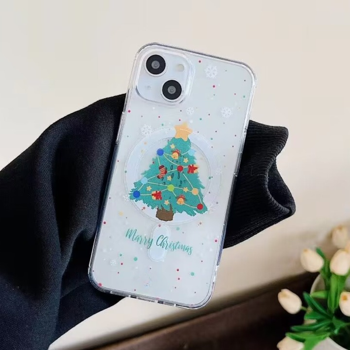 Whimsical Winter Tree Holder Magsafe Case
