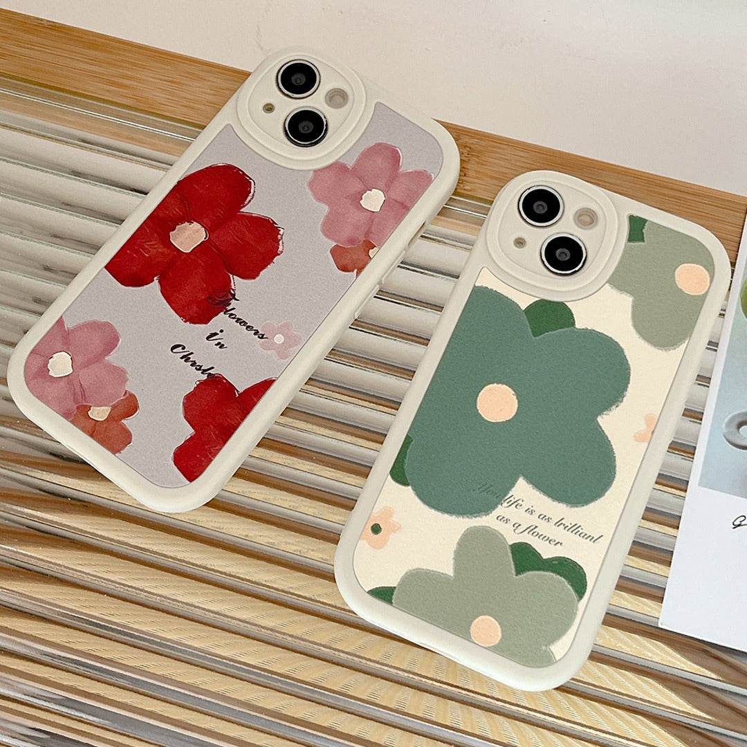 Korean Elegant Floral Phone Case iPhone1