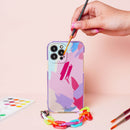 Street Graffiti Pattern Case With Bracelet
