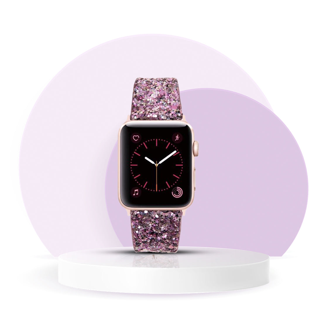 Glitter apple watch online band