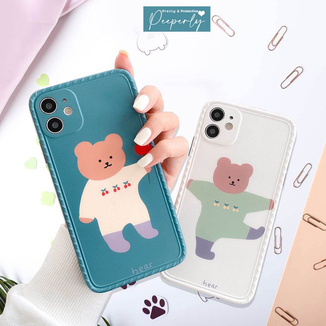 Meesho Mobile Back Cover Teddy Bear Samsung J2 Ace Back Cover