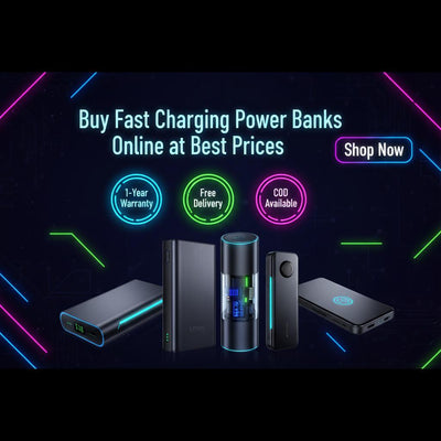 Buy Fast Charging Power Banks Online at Best Prices