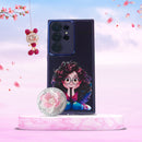 Charming Cute Girl Case 3-in-1 Combo - Samsung