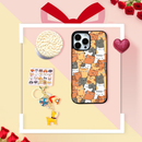 Adorable Cute Cat Cluster Case 3-in-1 Combo