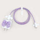 Wings Design Data Cable And Charger Protector Set