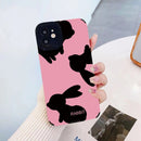 Stylish Black Bunny Phone Case