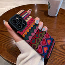 Retro Love Stripe Phone Case