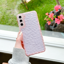 Diamond Pattern Transparent Case - Samsung
