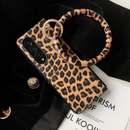 Leopard Printed Wrist Strap Bracelet Case - Samsung