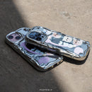 Cute 3D Cat Bracket Star Plating Case