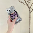 Sparkling Butterfly Case with Phone Gripper