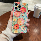 Rhinestone Petal Cascade Phone Case - Peeperly
