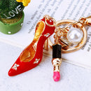 Dazzling Heels Jewel Keychain