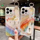 Color Burst Rainbow Wristband Phone Case - Peeperly