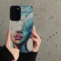 Abstract Illusion Art Painting Case - Samsung