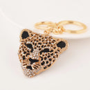 Luxurious Diamond Leopard Keychain