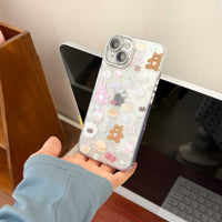 Adorable Cuddly Bunny Illustration Case