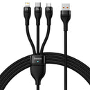 Baseus™ Type C, Lightning, and Micro USB 3in1 Data Cable