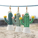 Bohemian Chic Cactus Keychain