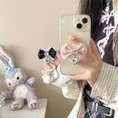 Elegant Bow Rhinestone Phone Gripper