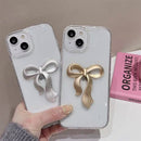 Ravishing Satin Bow Knot Phone Gripper