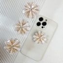 Retro Chic Chrysanthemum Phone Gripper