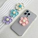 Candy Color Flower Resin Phone Gripper